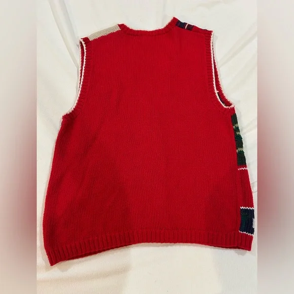 Vintage Pendleton Golf Sweater Vest Large Knockabouts Jacket Red - Picture 7 of 8